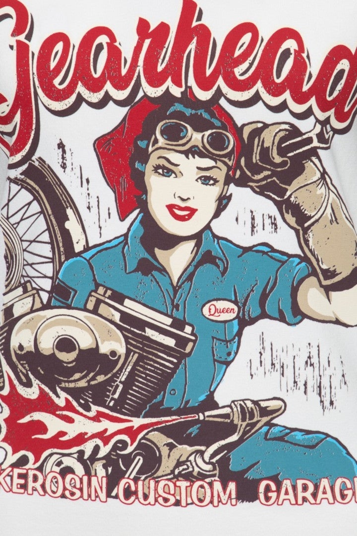 Queen Kerosin Gearhead T-shirt dames M Figure 3