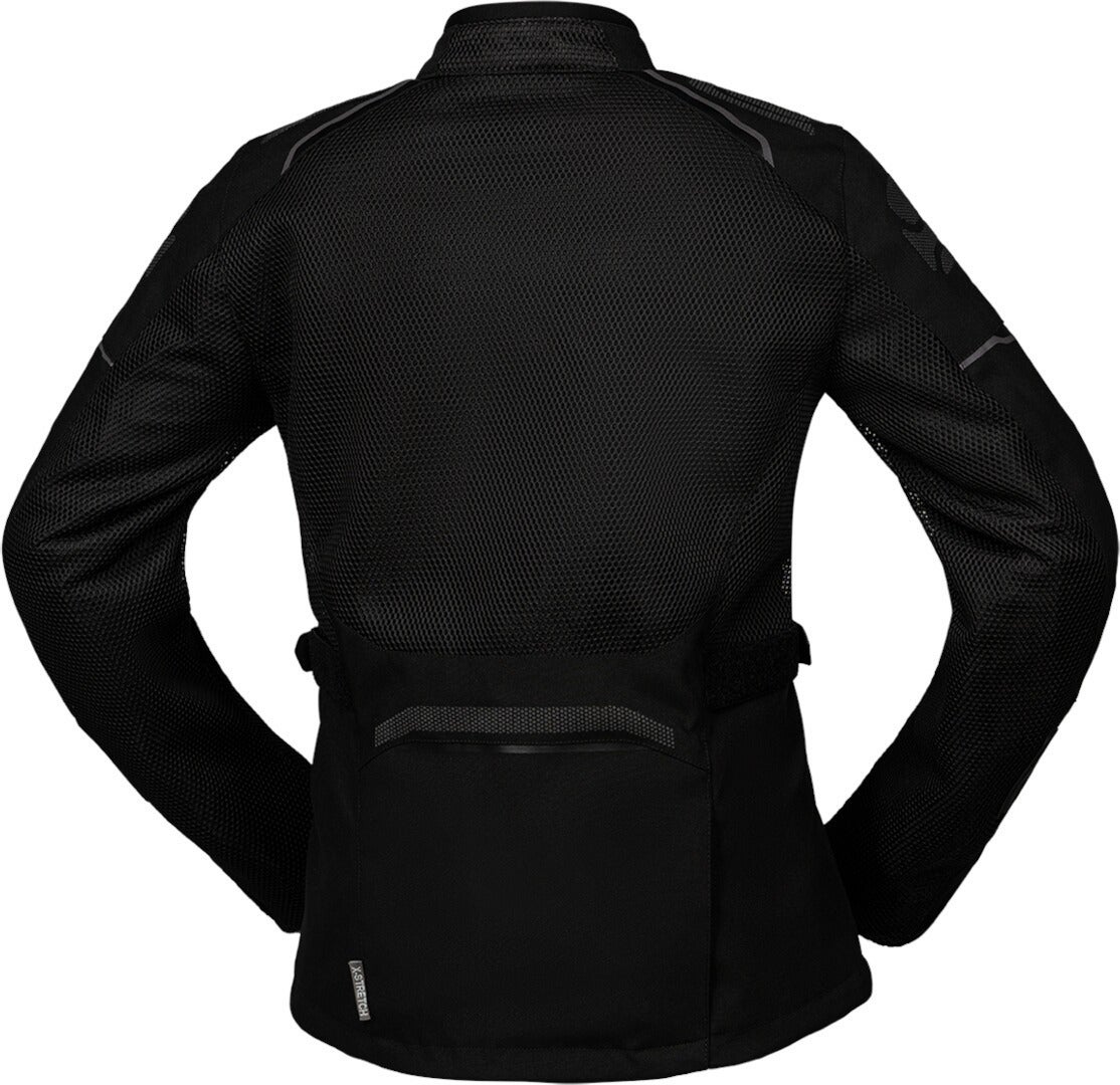 IXS Tourster-Big Air 1.0 Mesh Dame motorcykel tekstiljakke Sort 5XL Figur 2
