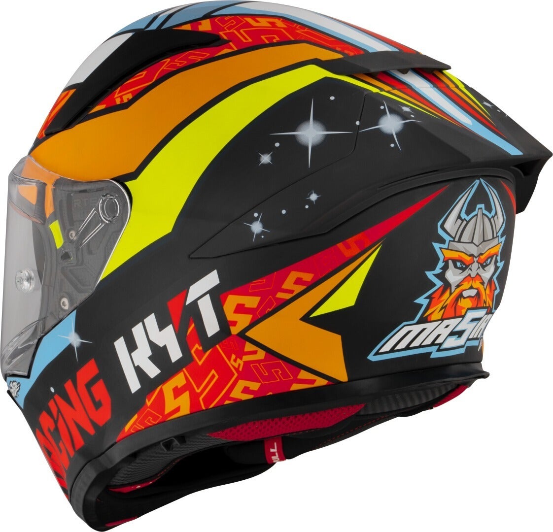 Side view of KYT R2R Max Masia 2022 Replica Helmet