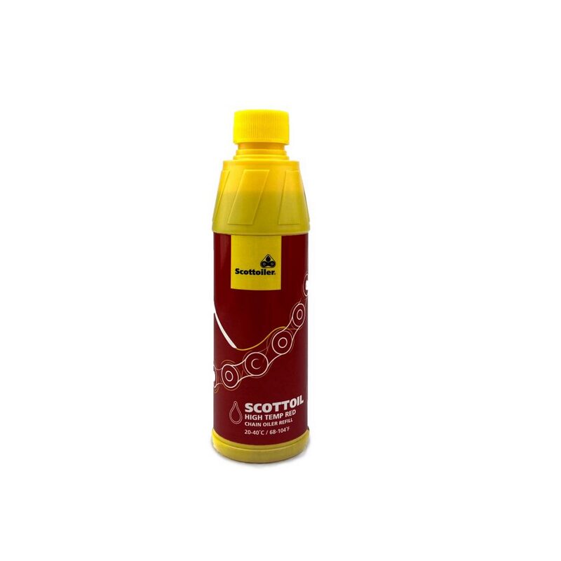 SCOTTOILER Lubrifiant roșu la temperatură înaltă pentru sisteme de lubrifiere în lanț - sticlă de 250ml Figura 1