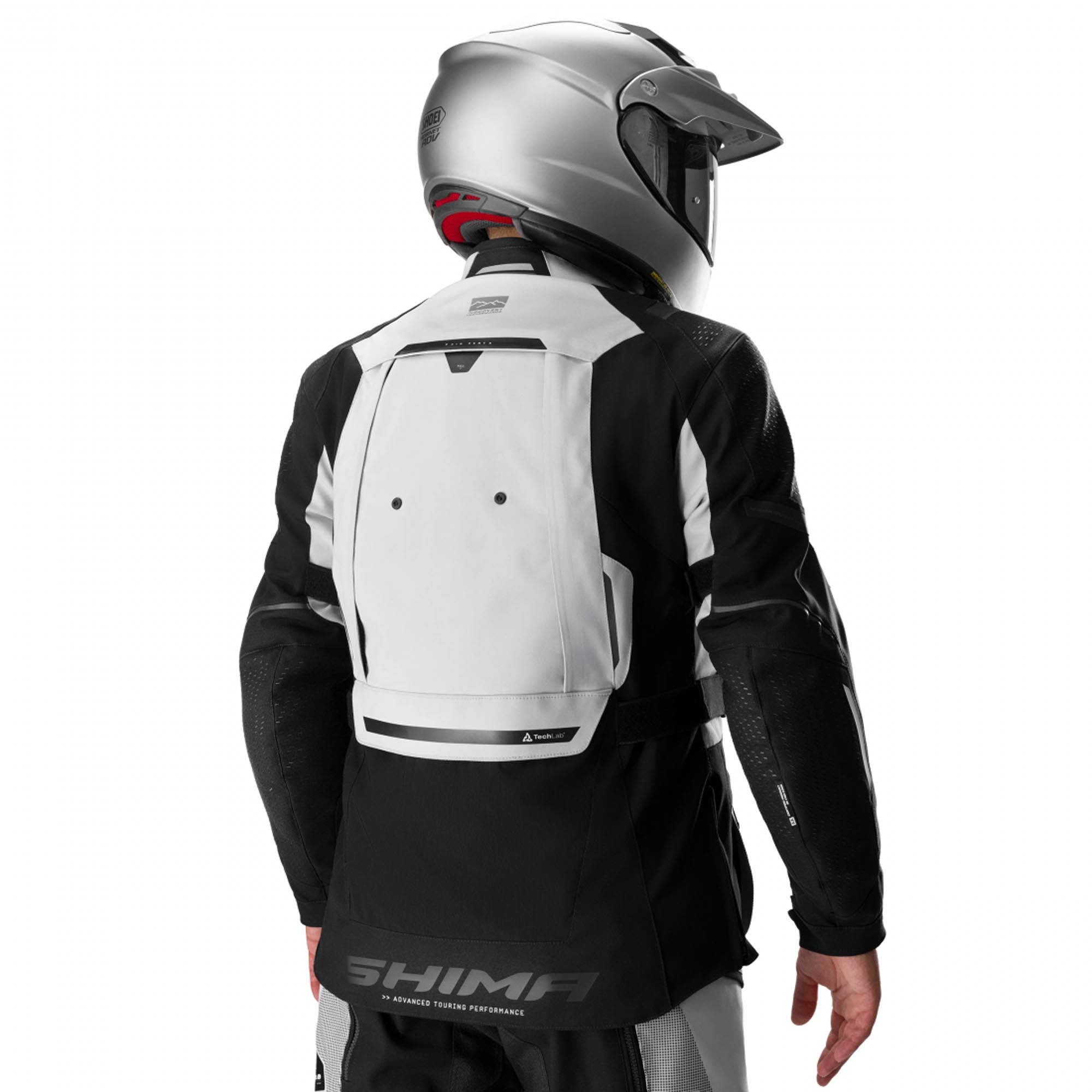 SHIMA Hero 3.0 Motorcycle Textile Jacket grey/black M Figure 4