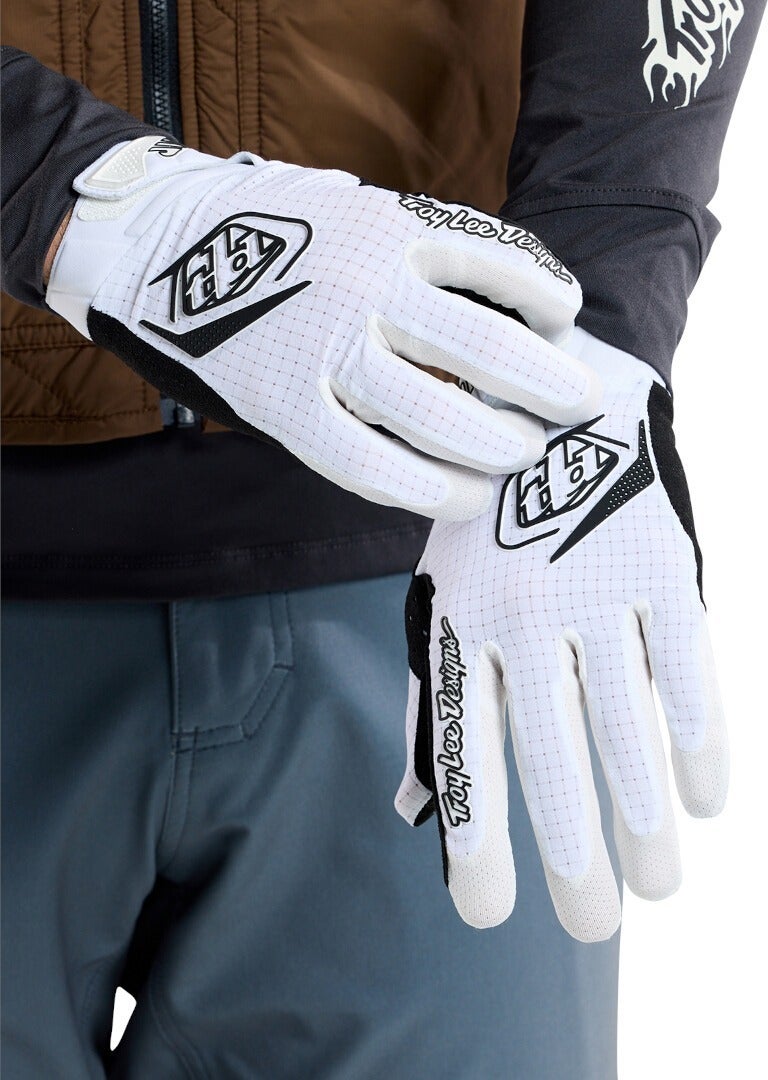 Troy Lee Designs Air Mono Luvas de motocross Branco M Figura 3