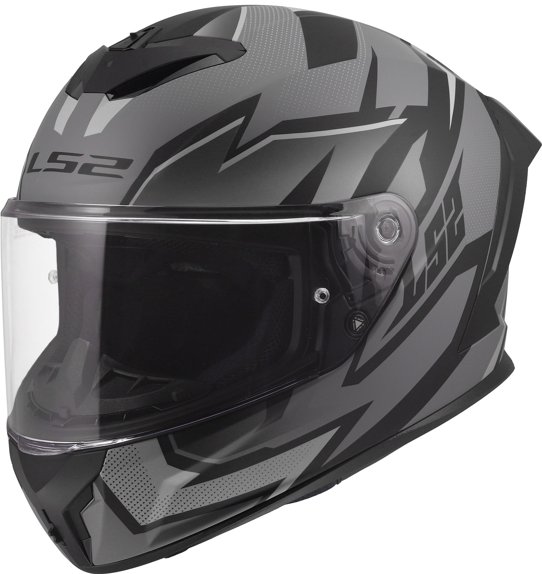 LS2 FF820 Rapid III Xtrem Шлем чёрный/серый L (59/60) Рисунок 1