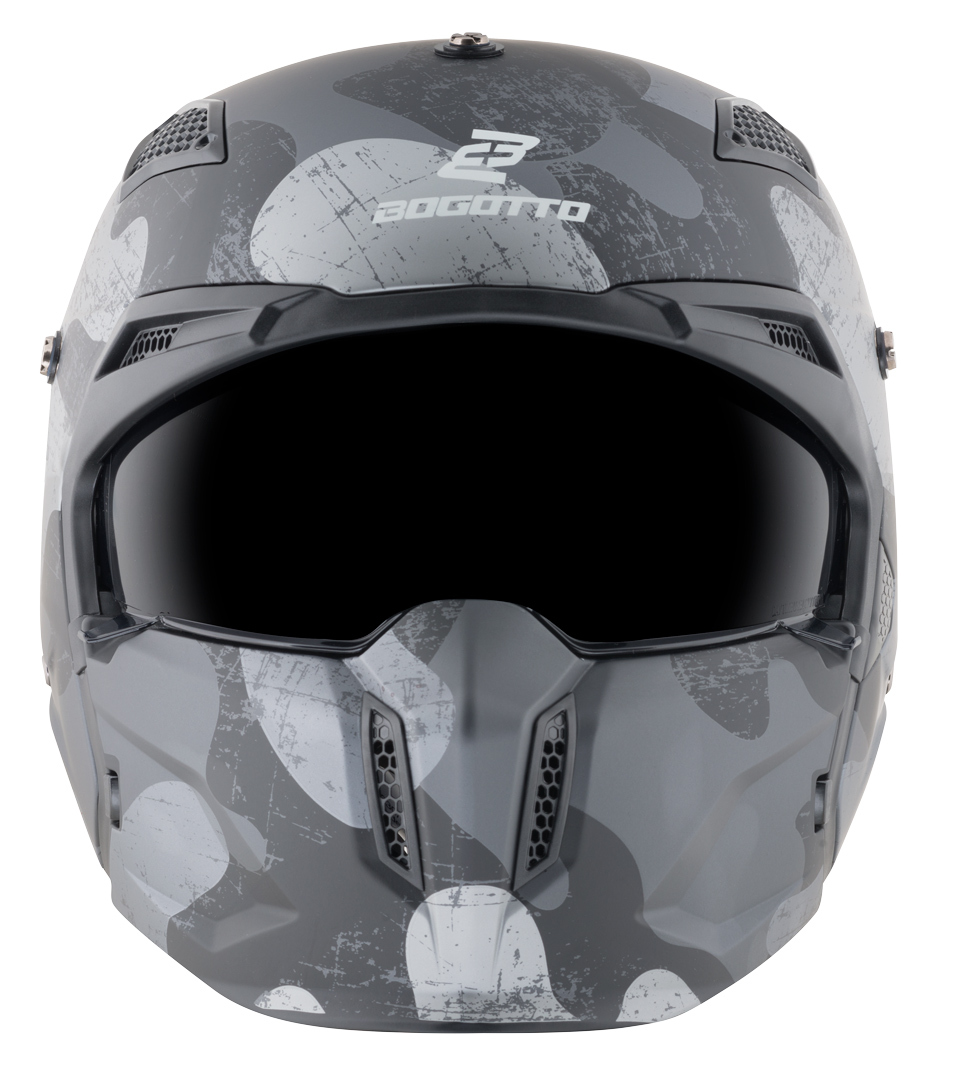 Bogotto Radic Camo Cască Negru mat/gri M Figura 19