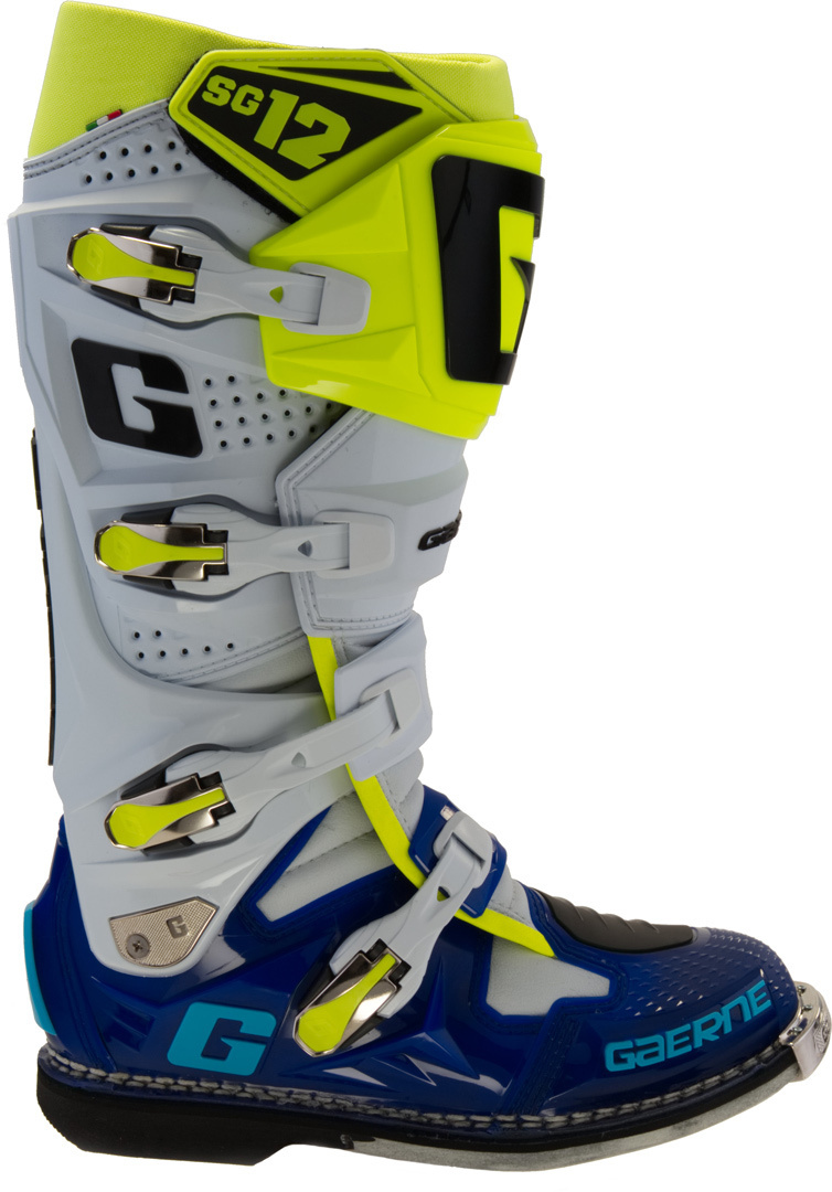 Gaerne SG-12 Motocross Boots white/blue 41 Figure 3
