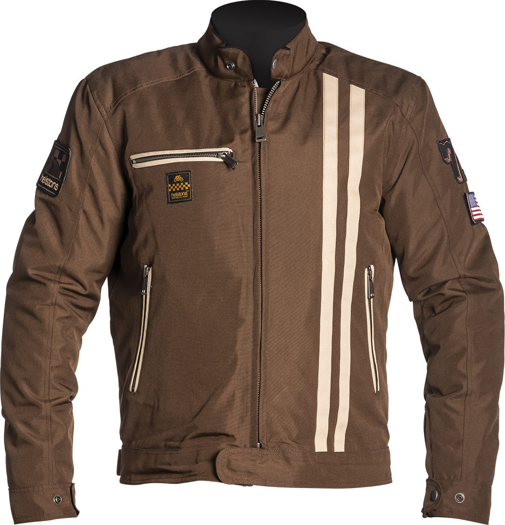 Helstons Cobra Motorcycle Textile Jacket light brown XXL Figure 1