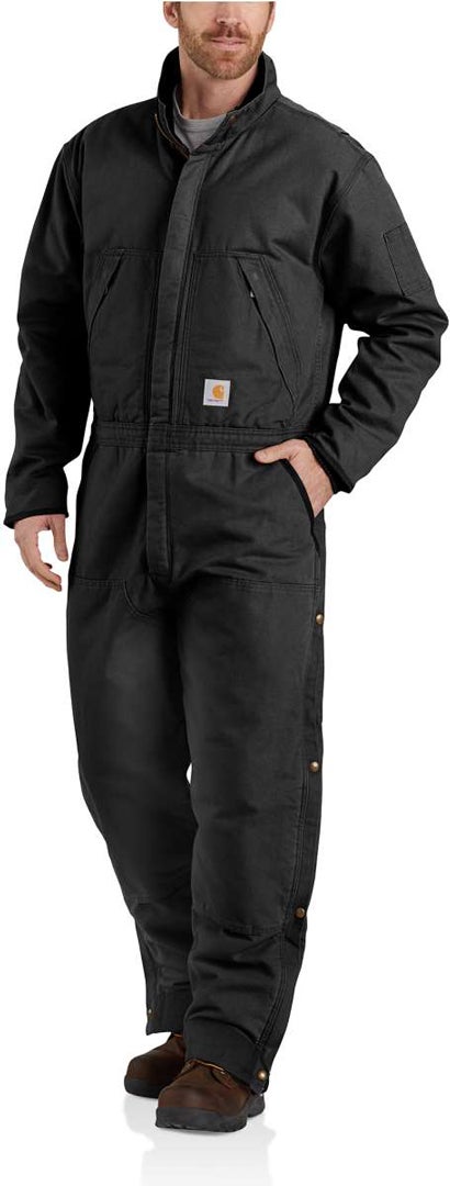 Carhartt Washed Duck Insulated Samlede Sort M Figur 3