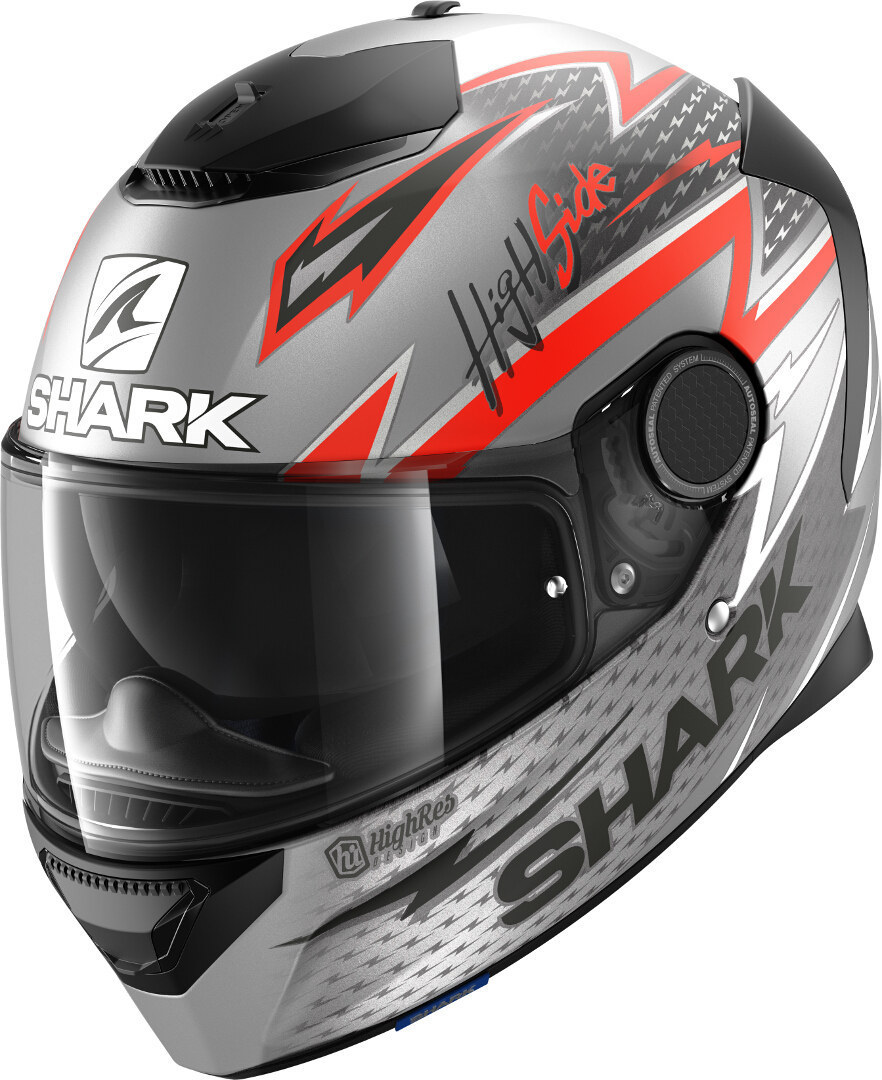Shark Spartan Adrian Parassol Mat Helm anthrazit/rot L (59/60) Abbildung 1