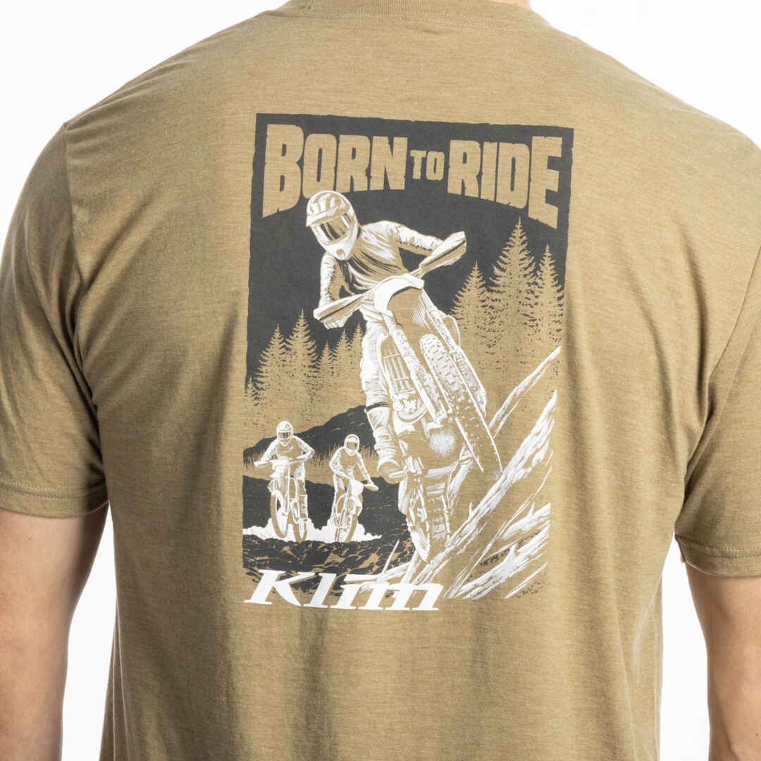 Klim Saddle Mountain Tri-Blend Triko hnědobílá XL Obrázek 2