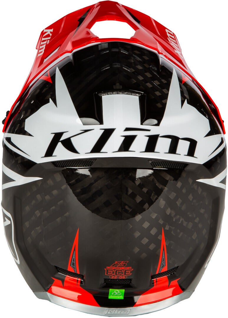 Klim F3 Carbon Pro Casco Motocross rosso/nero/bianco L (58/59) Figura 4