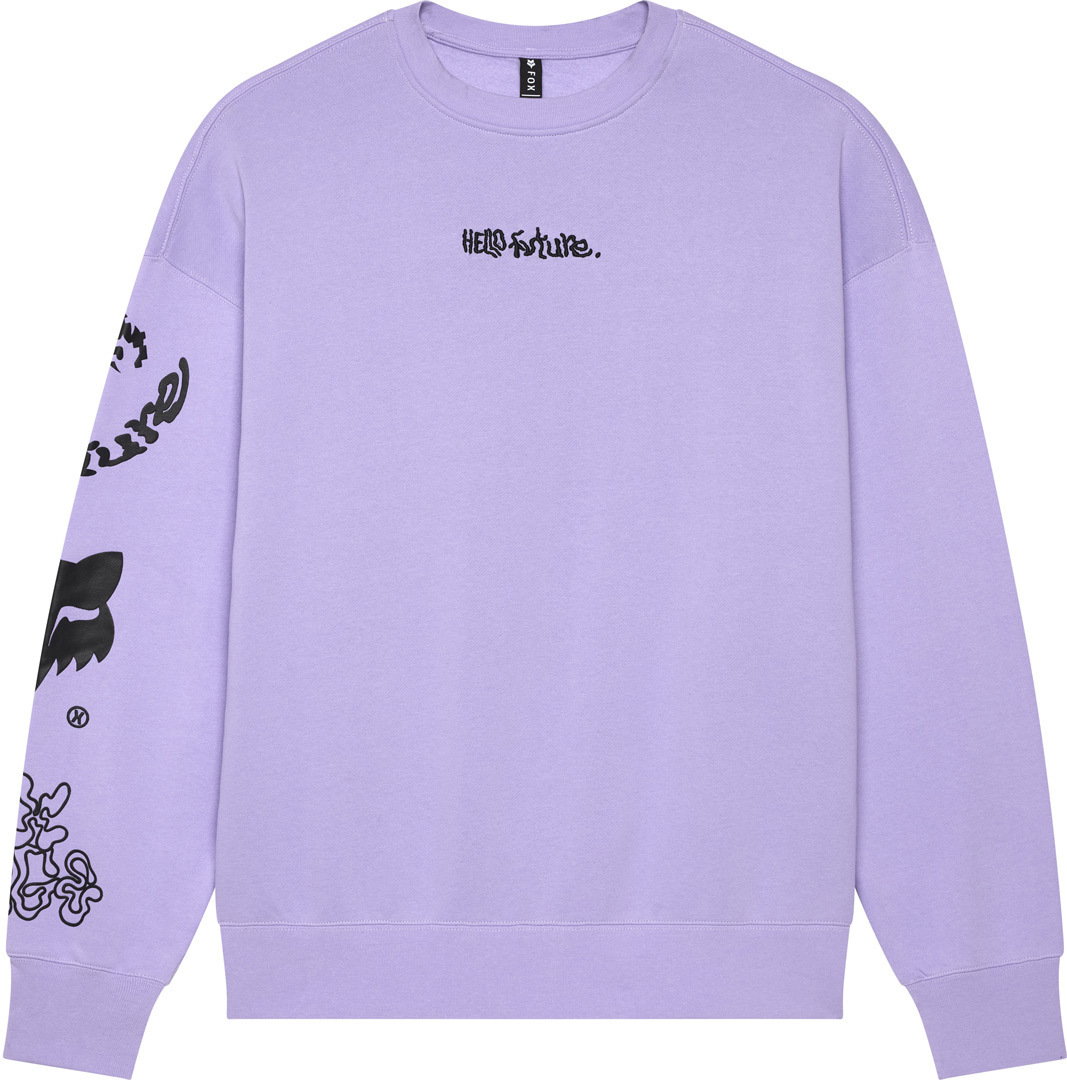 FOX Hello Future Oversized Crew 套頭衫 紫色 XXL 圖1