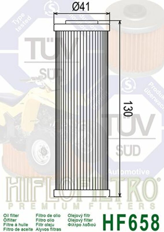Hiflofiltro Oljefilter - HF650 Figur 3