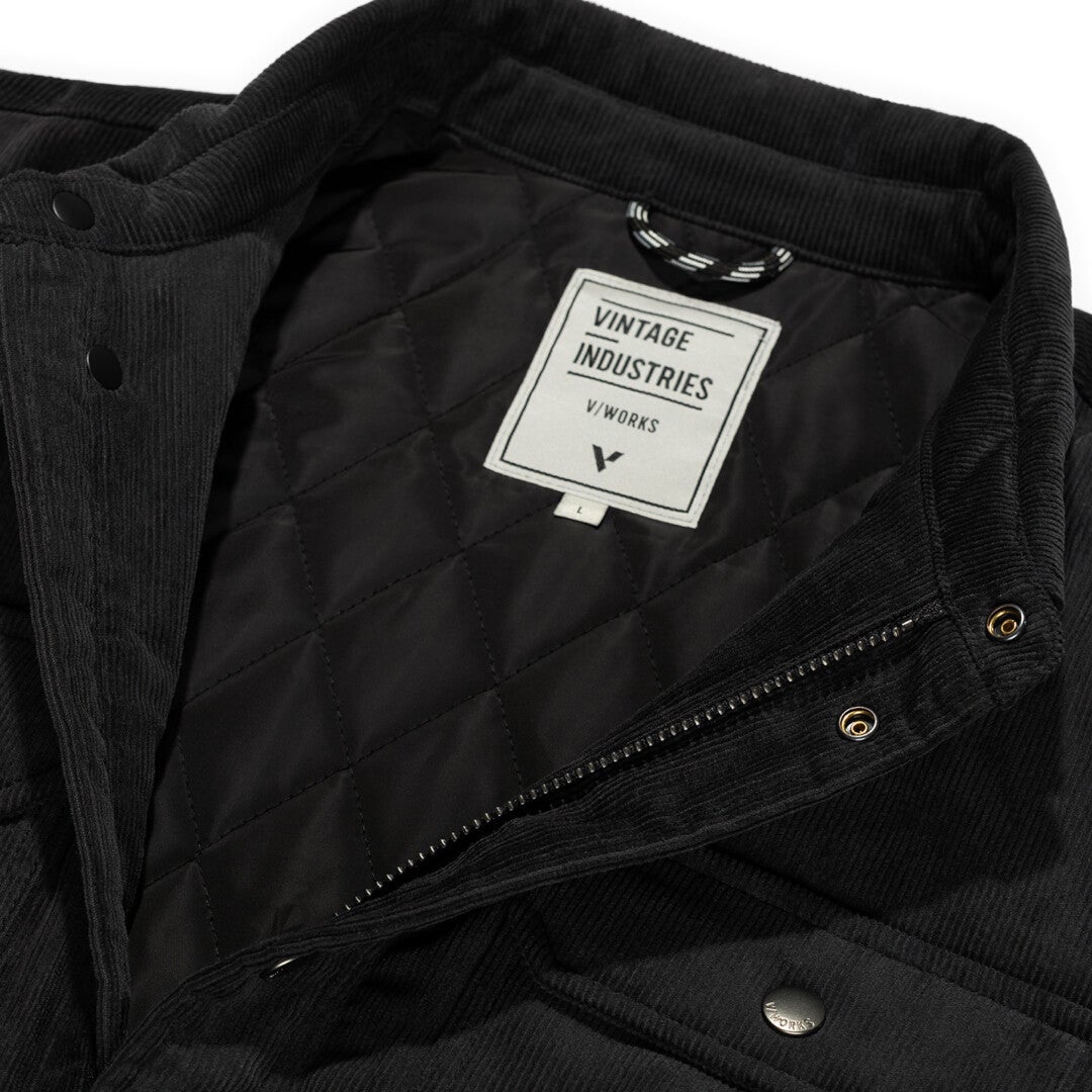 Vintage Industries Steven padded Jacket black L Figure 3