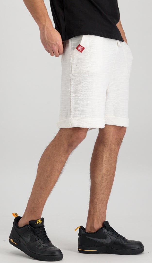Alpha Industries French Terry Short Blanc L Figure 1