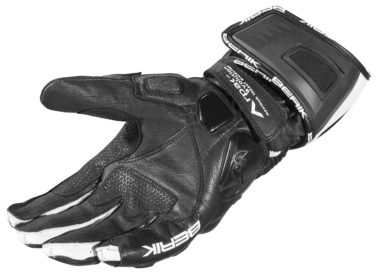Berik Spa Motorcykelhandsker Sort/hvid S Figur 4
