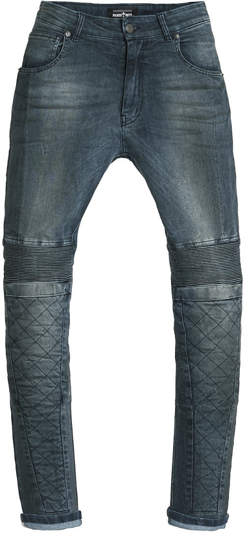 Pando Moto Rosie Navy Dames Motorcycle Jeans 30 L34 Figuur 1