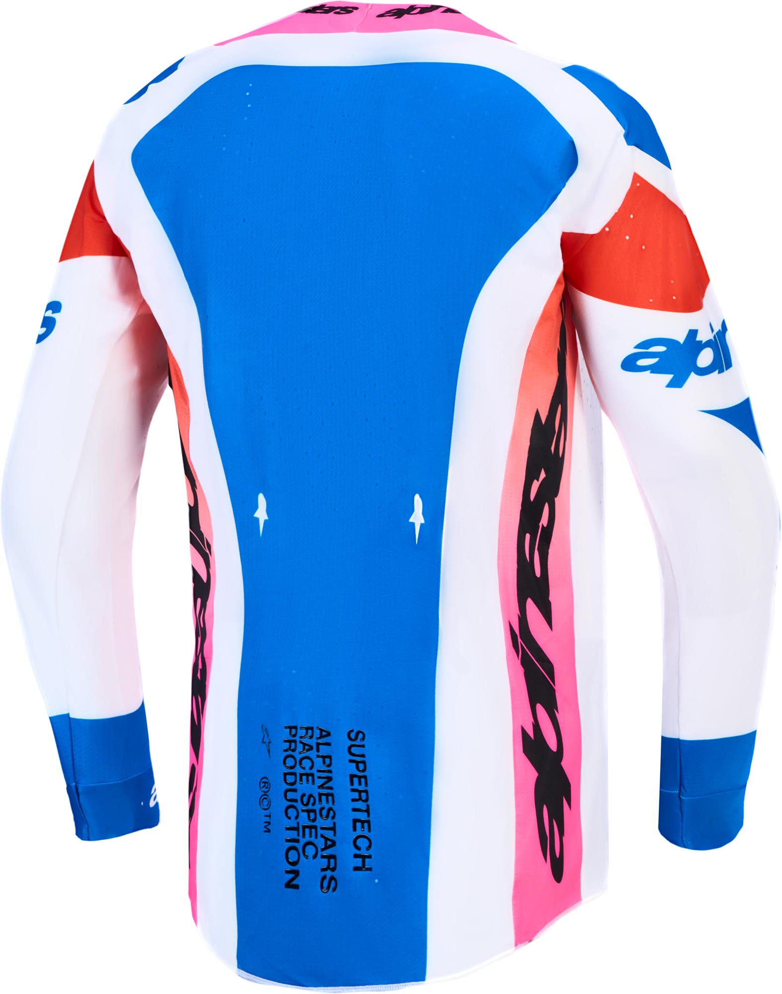 Alpinestars Supertech Dyna Maillot Motocross blanc/multicolore M Figure 2