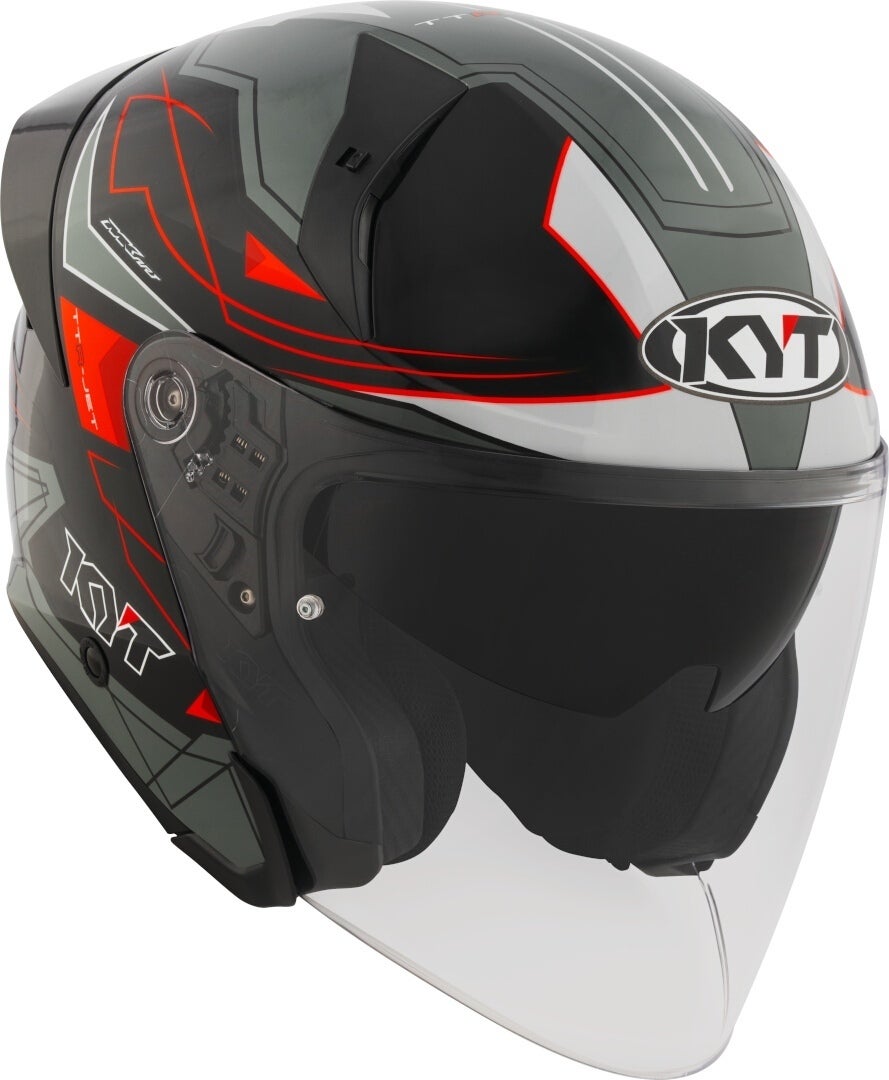 KYT TTR-Jet Led Jet hjelm sort/grå XL (60) Figur 7