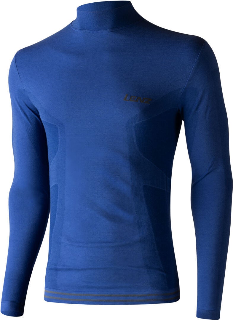 Lenz 6.0 Merino Turtle Neck Camicia Longsleeve blu M Figura 1