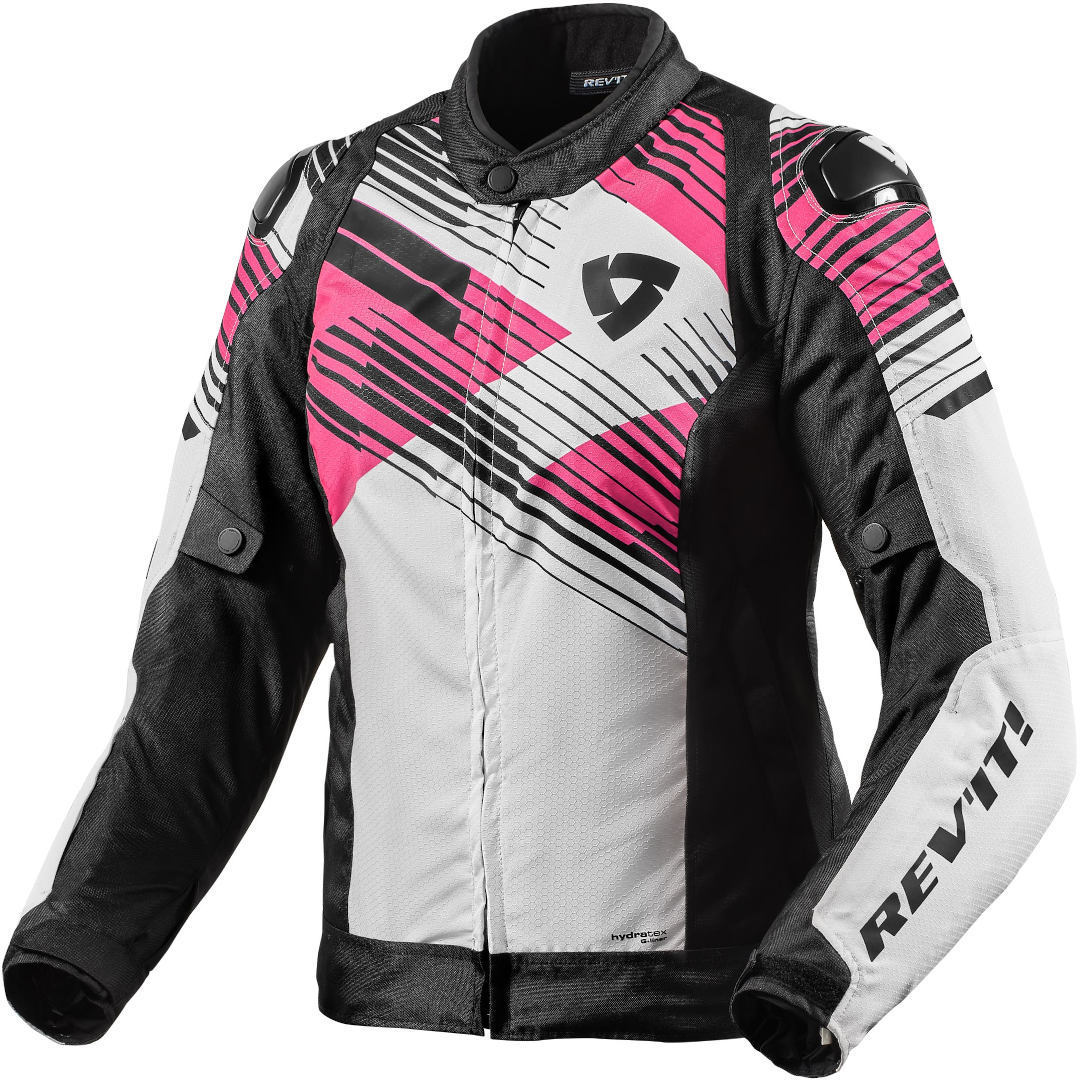 Revit Apex H2O Veste textile de moto pour dames noir/blanc/rose 36 Figure 1