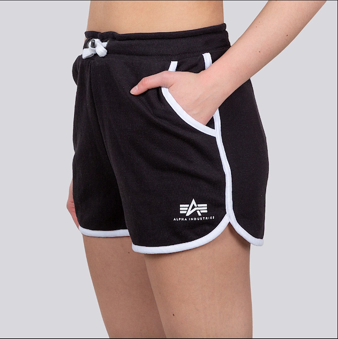Alpha Industries Contrast SL Dámské šortky černá M Obrázek 2