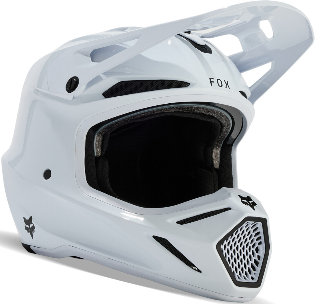 FOX V3 RS Carbon Solid MIPS Casco da motocross Bianco L (59/60) Figura 1