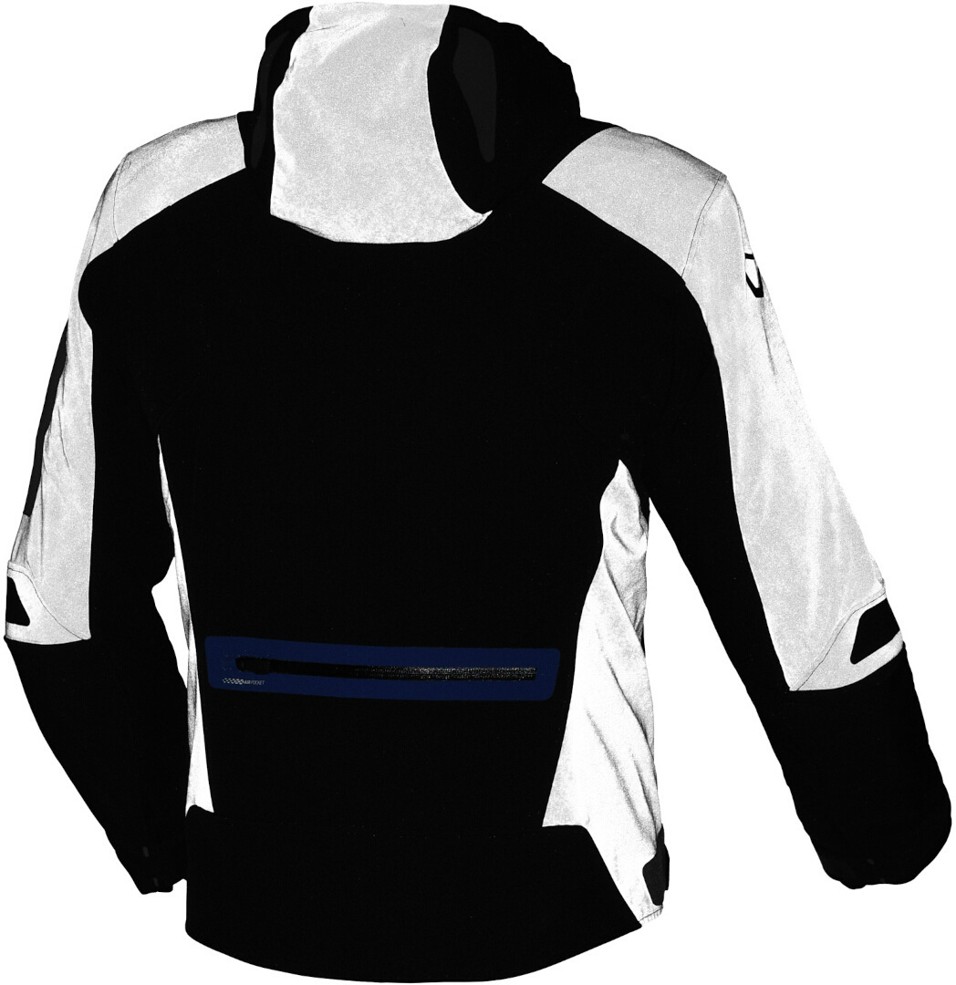 Macna Angle impermeabile Moto Tessile Giacca nero/grigio/blu M Figura 4