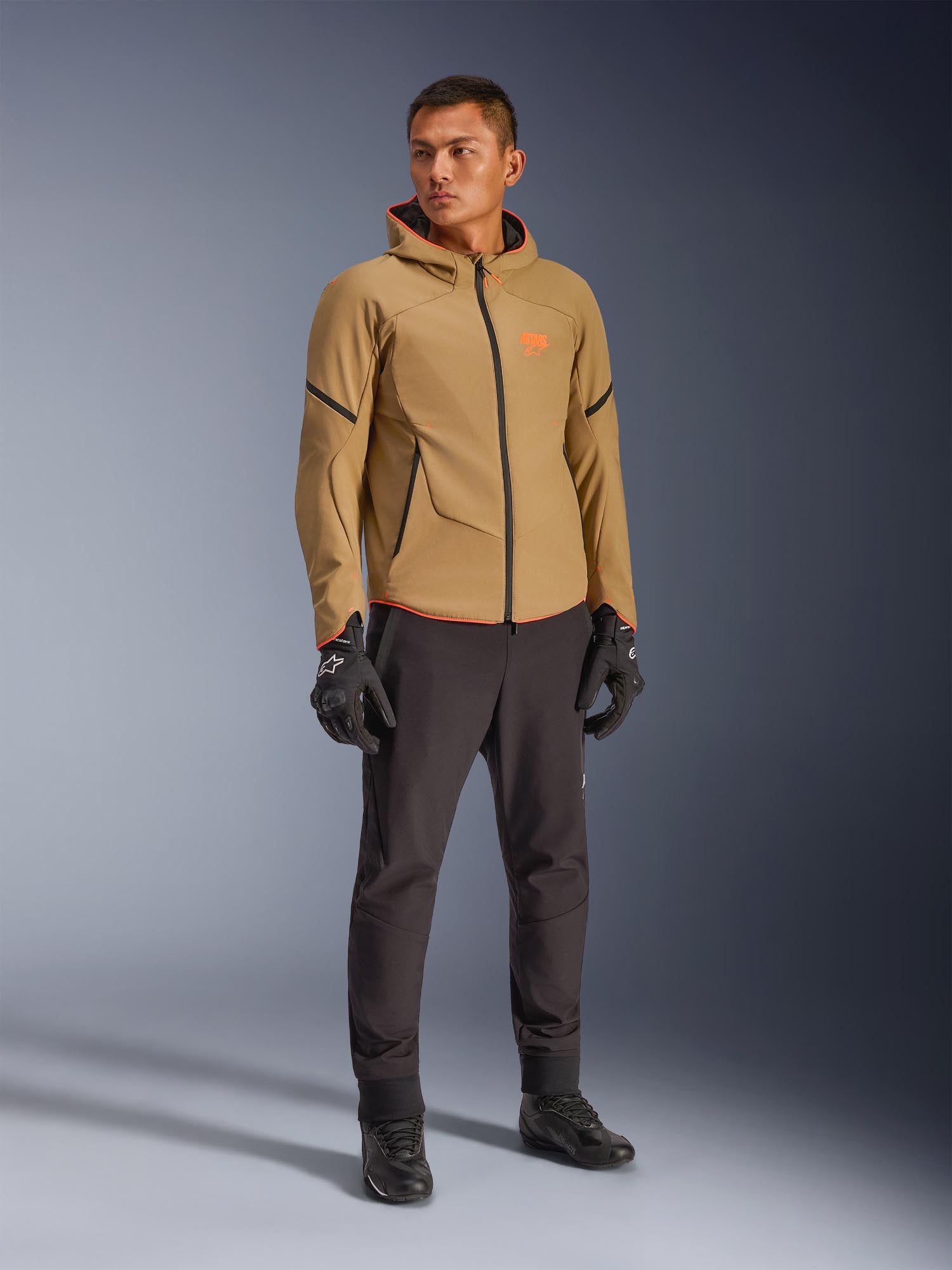 Alpinestars Aeroshel waterproof Motorcycle Textile Jacket Dark Khaki S Figure 8