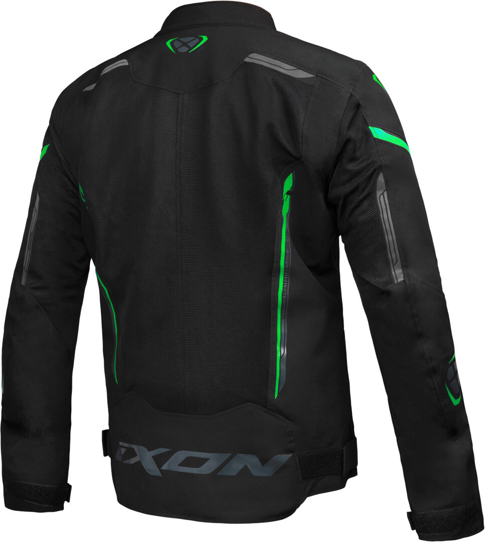 Ixon Striker Air Motorcycle Textile Jacket black/green M Figure 2