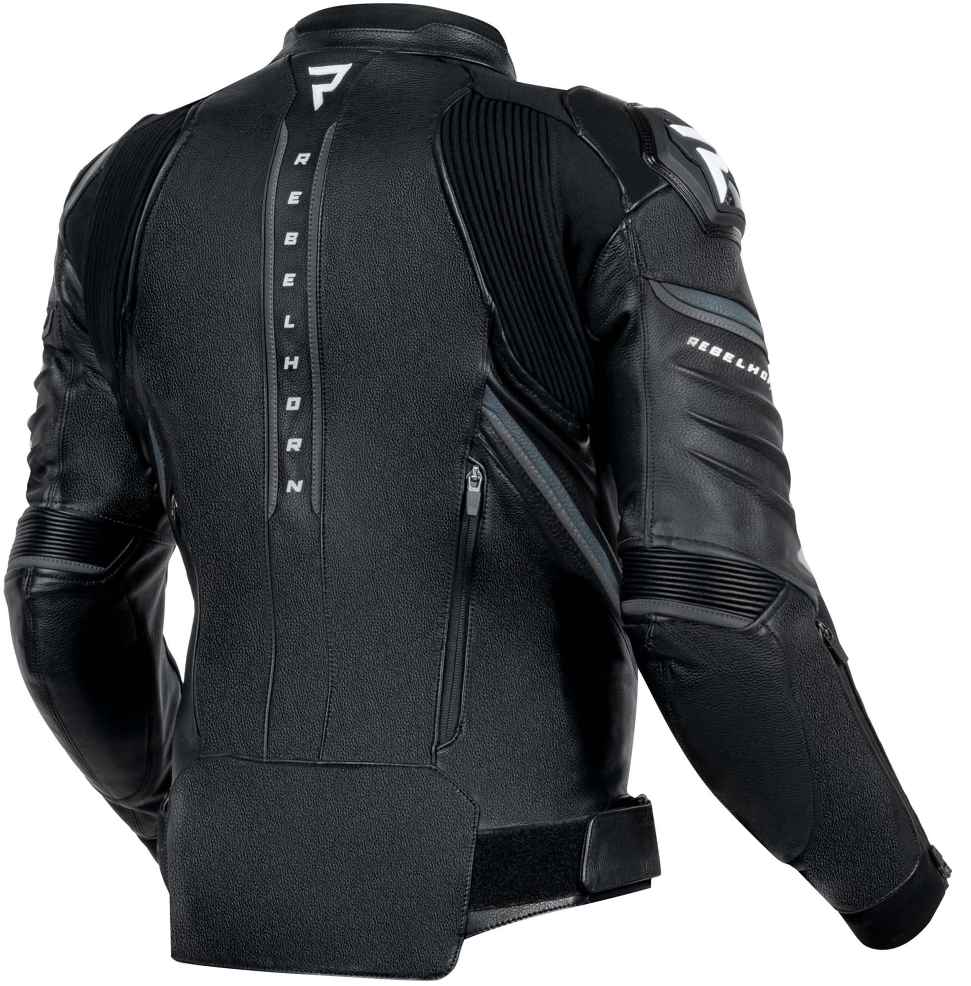 Side view of Rebelhorn Veloce Motorcycle Leather Jacket