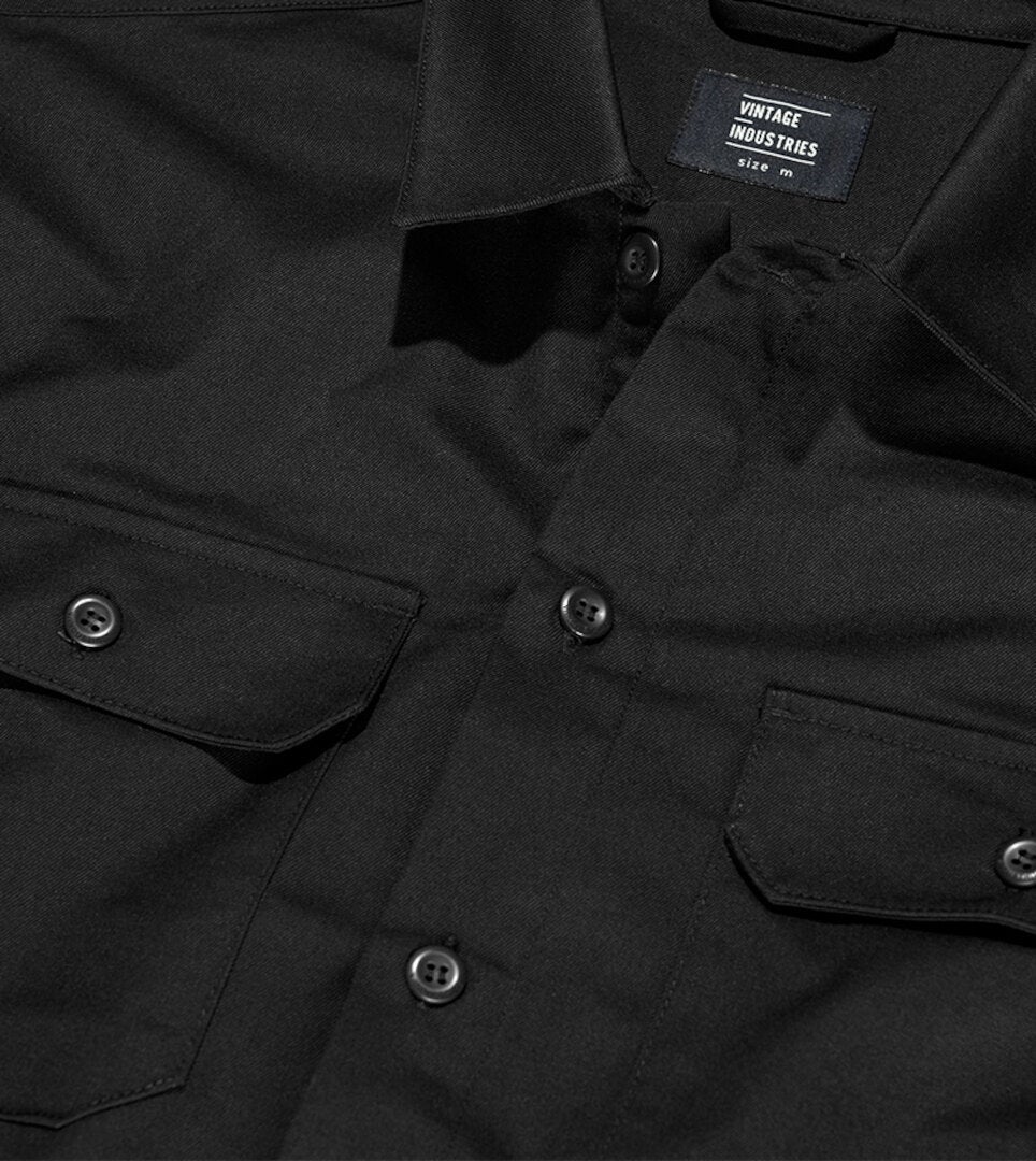 Vintage Industries Dexter Camicia nero XXL Figura 4