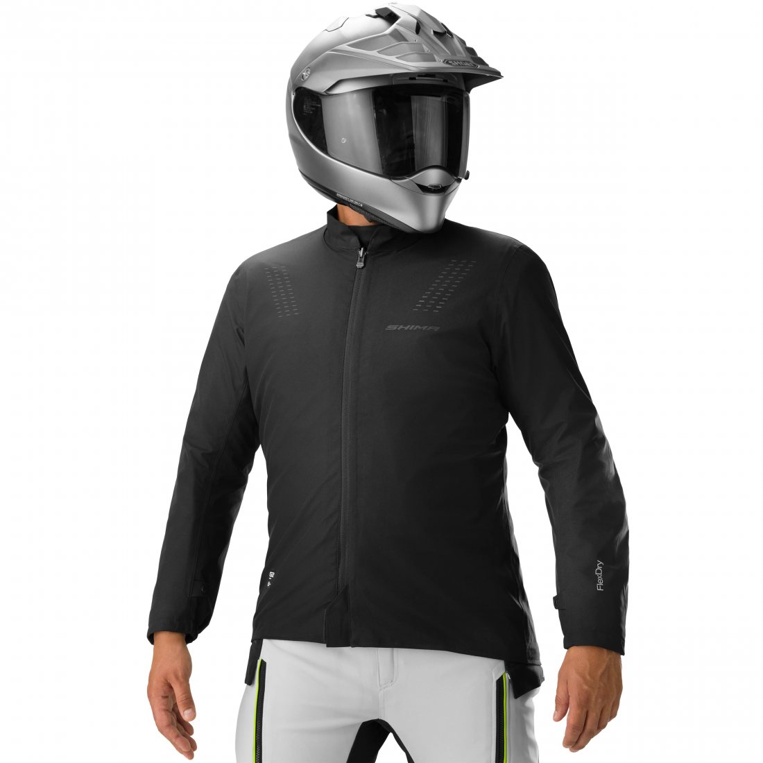 SHIMA Dune 2.0 Motorcycle Textile Jacket black/white/yellow XL Figure 8