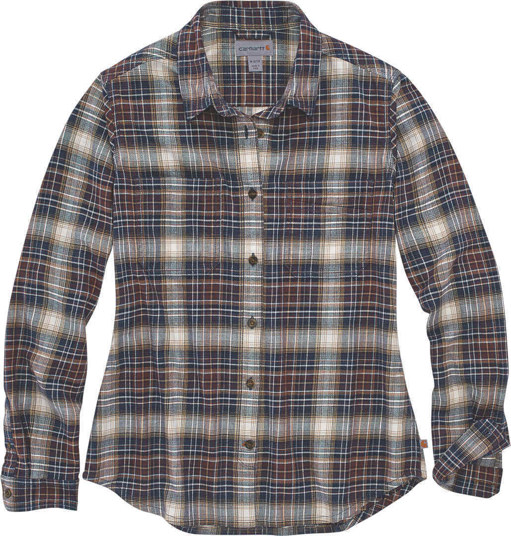 Carhartt Hamilton Cămașă de flanel pentru femei gri/negru/albastru XL Figura 1