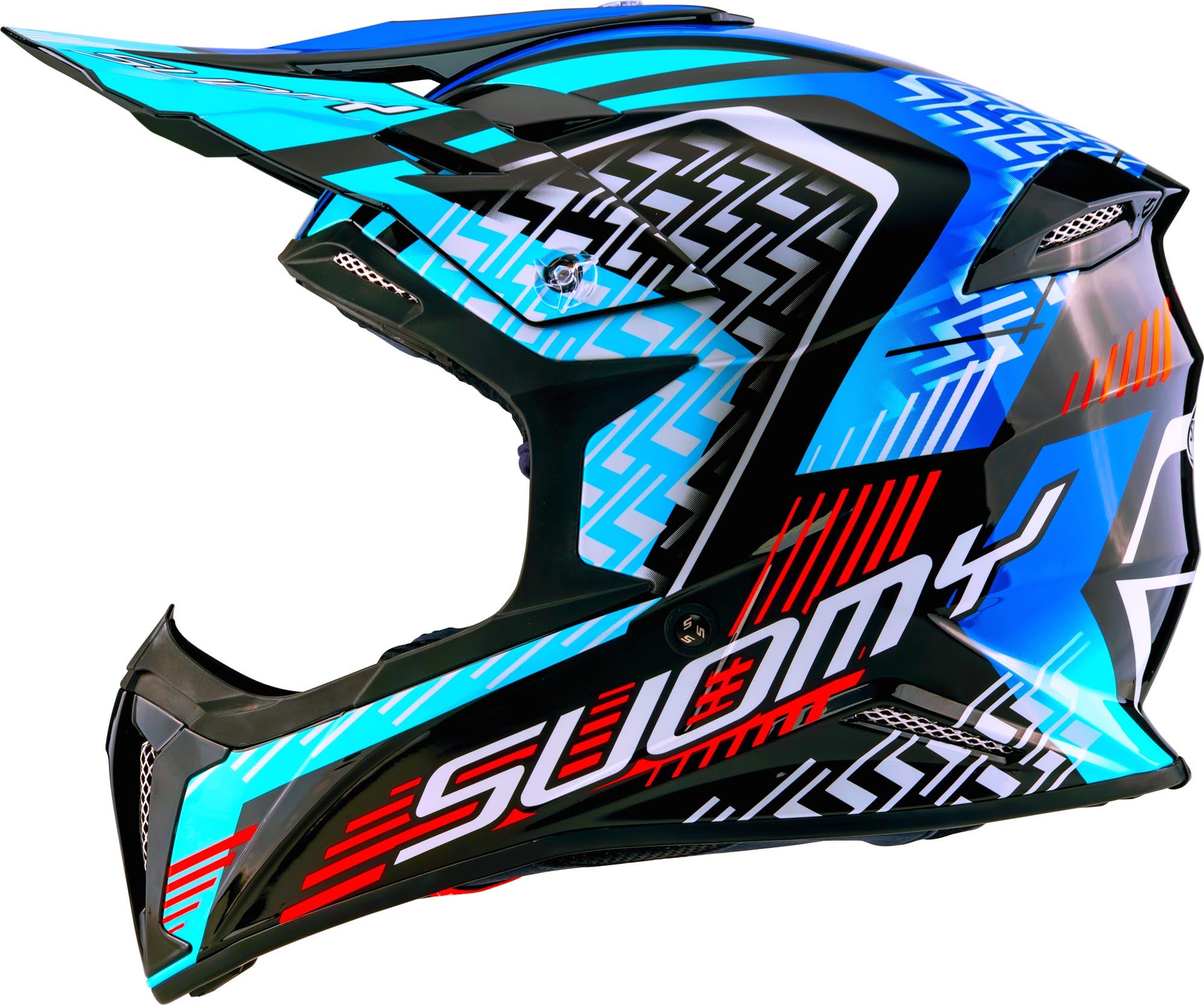 Suomy X-Wing Motley Casco da motocross nero/blu L (59/60) Figura 2