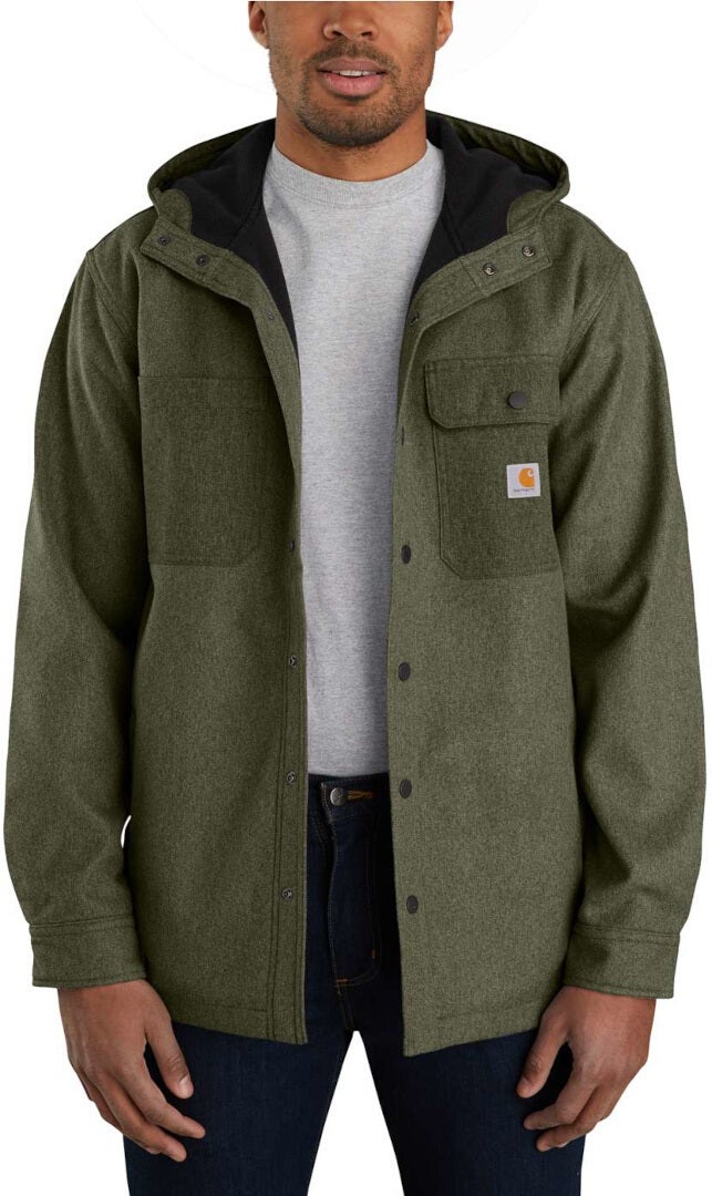 Carhartt Wind and Rain Bonded Jacket Military Green M Figure 3
