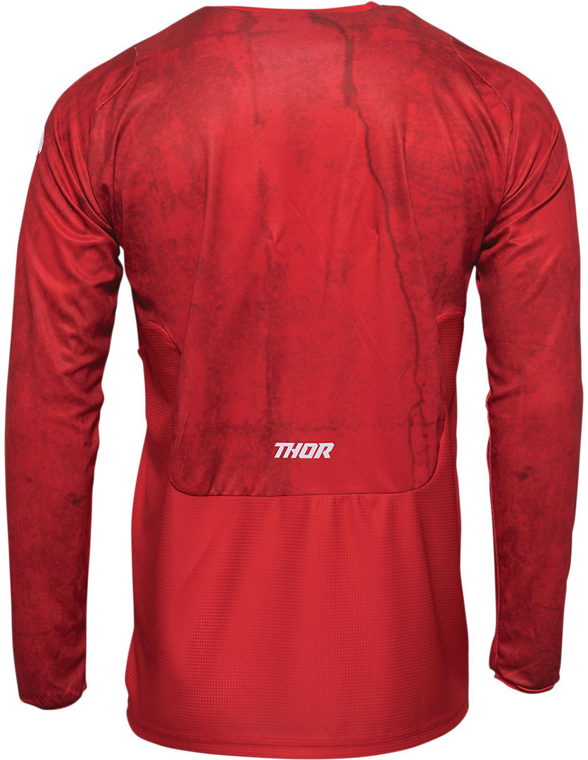 Thor Pulse HZRD Motorcross Trui rood/wit L Figuur 3