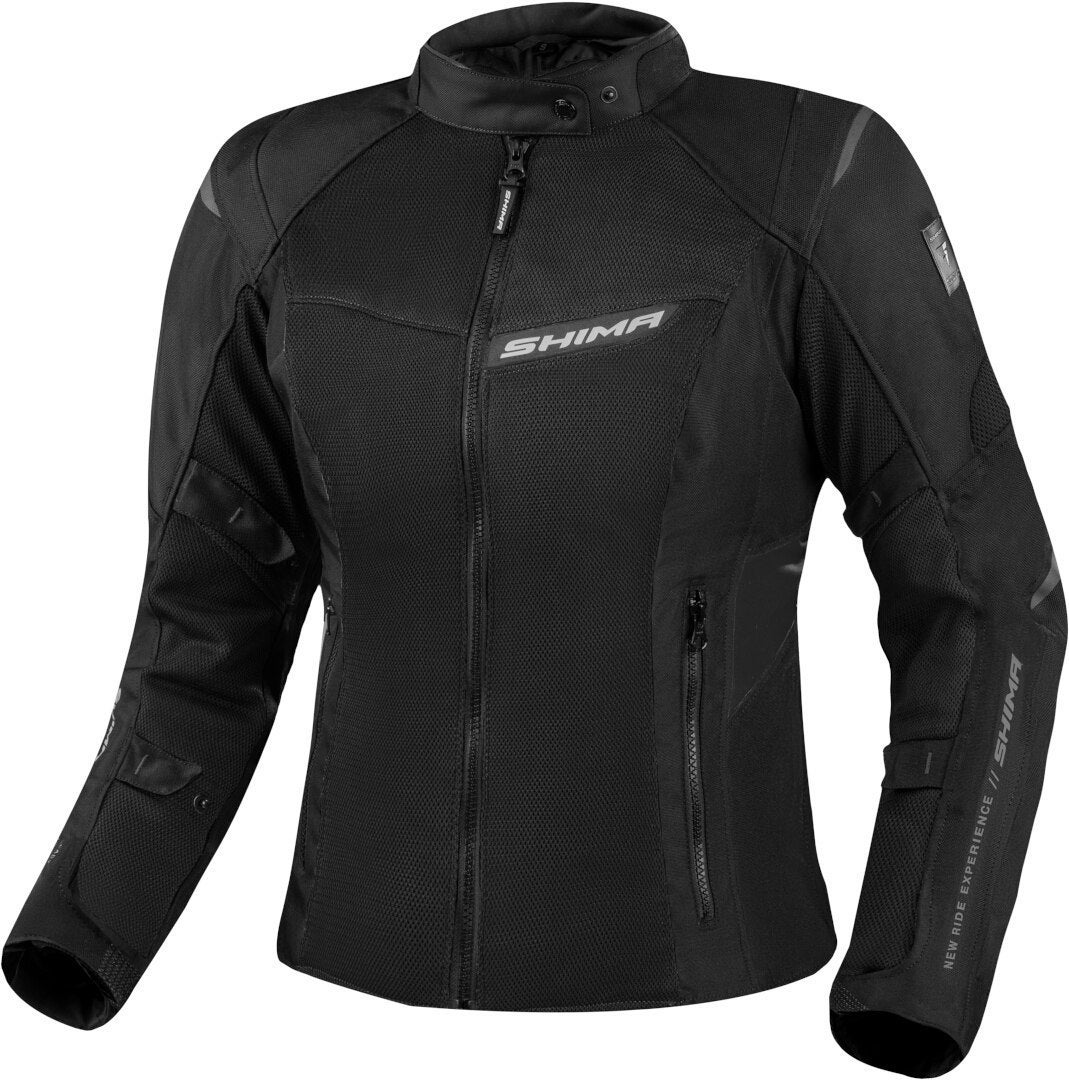 SHIMA Rush 2.0 Vented imperméable à l’eau dames moto textile veste noir M Figure 1