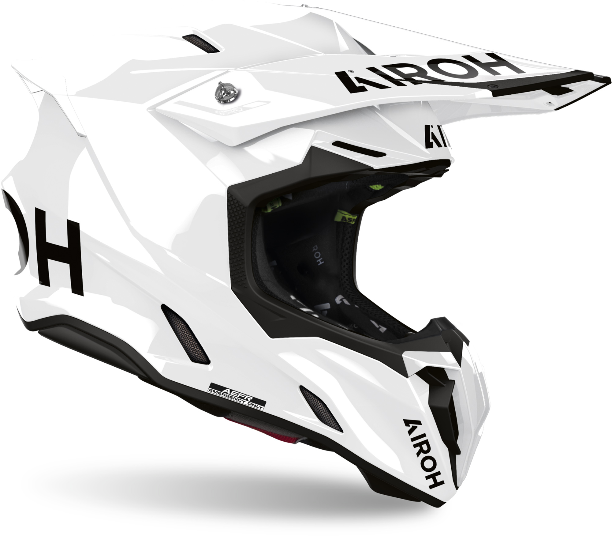 Airoh Twist 3 Solid Casco da motocross Bianco L (59/60) Figura 3