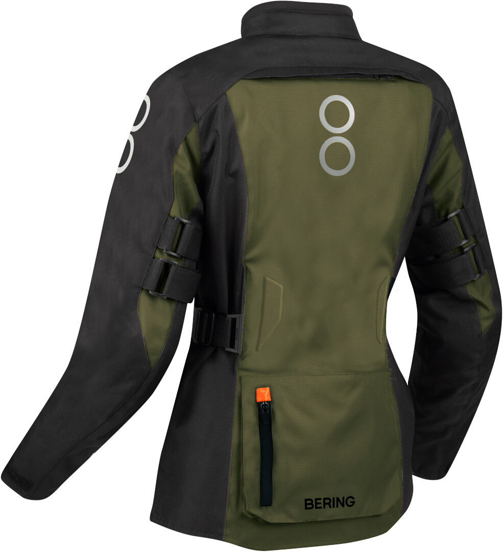Bering Zephyr waterproof Ladies Motorcycle Textile Jacket Khaki/Black 48 Figure 2