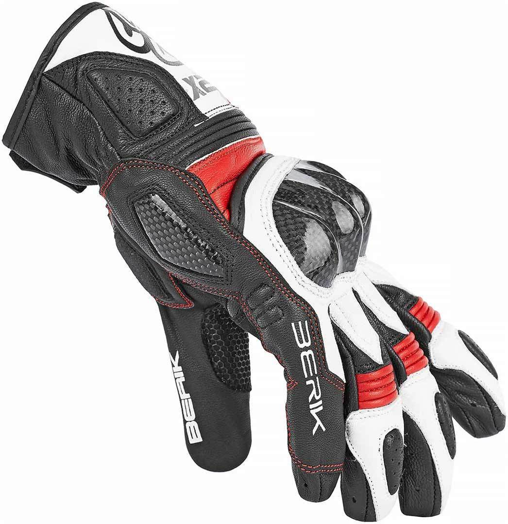 Berik NexG Motorcykel handsker sort/hvid/rød L Figur 2