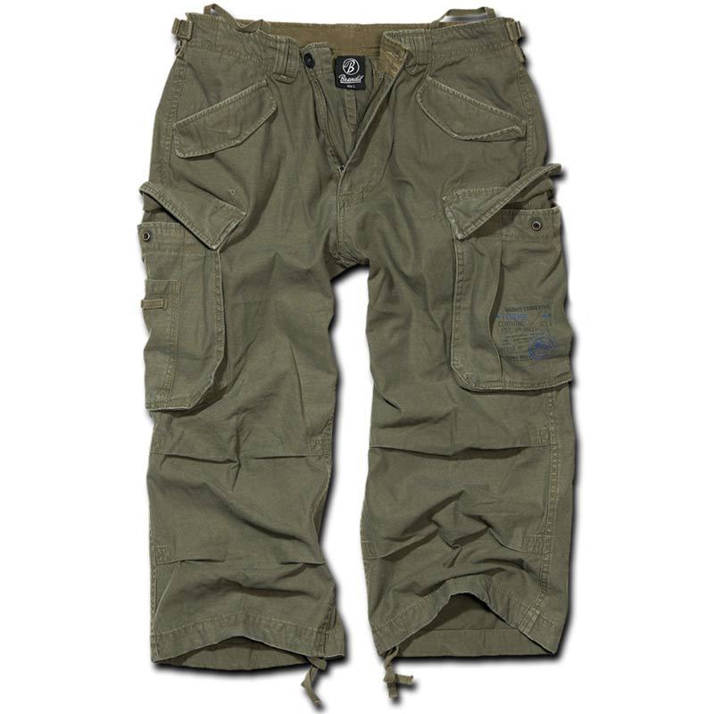 Brandit Industry 3/4 Šortky olive XL Obrázek 1