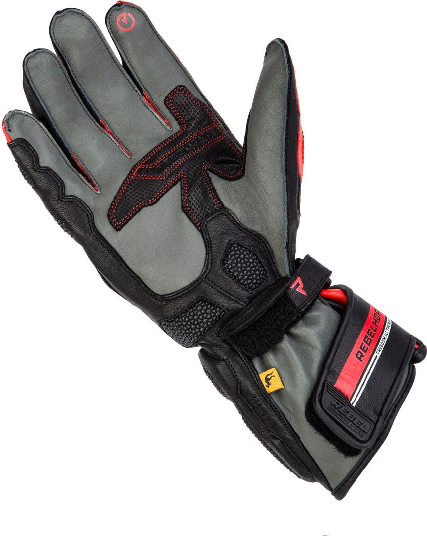 Rebelhorn ST II Long Motorradhandschuhe schwarz/grau/rot L Abbildung 3