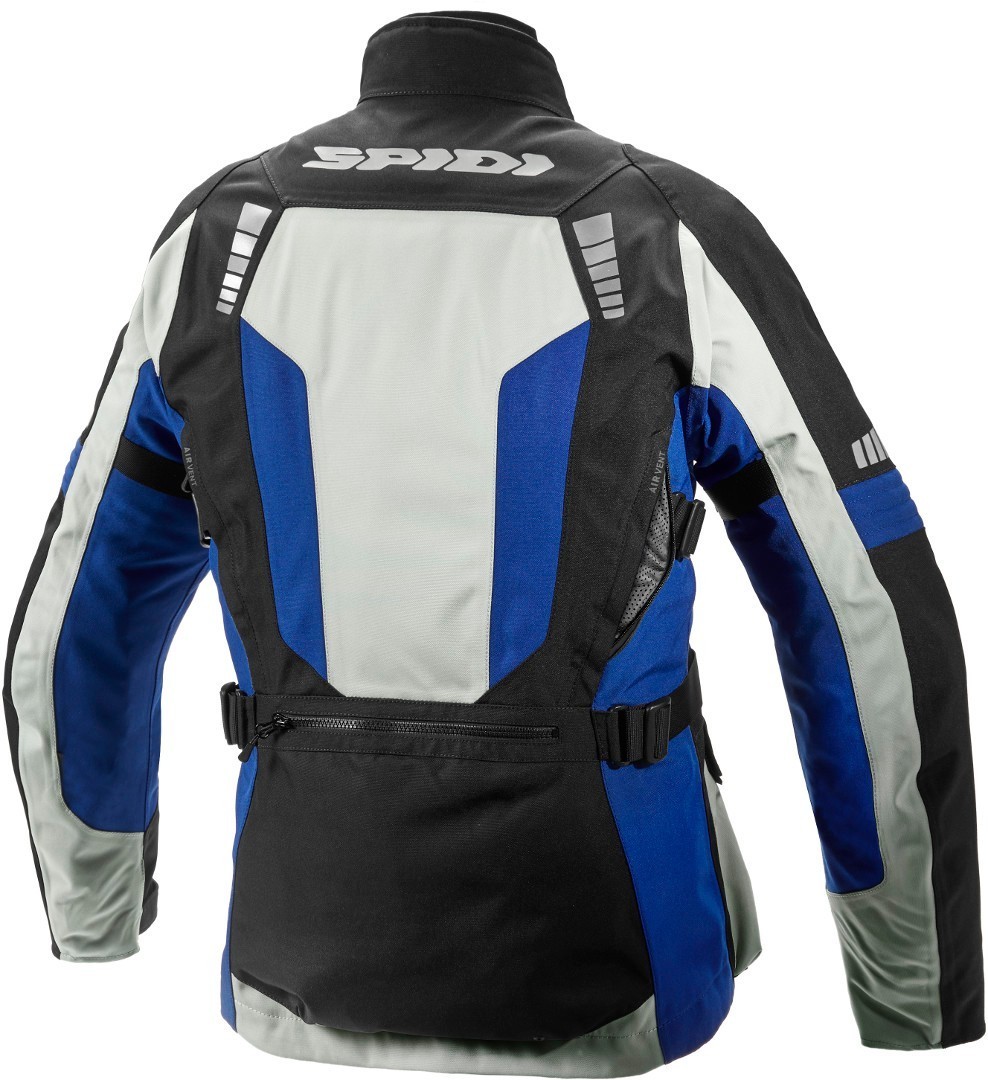 Spidi H2Out Outlander Motorcycle Textile Jacket black/grey/blue 3XL Figure 7