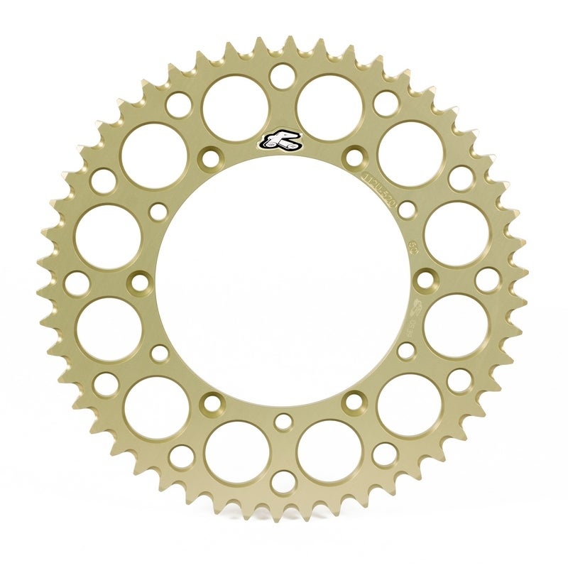 RENTHAL Aluminium Ultra-Light Self-Cleaning Hard Anodized Rear Sprocket - 520 Figure 1