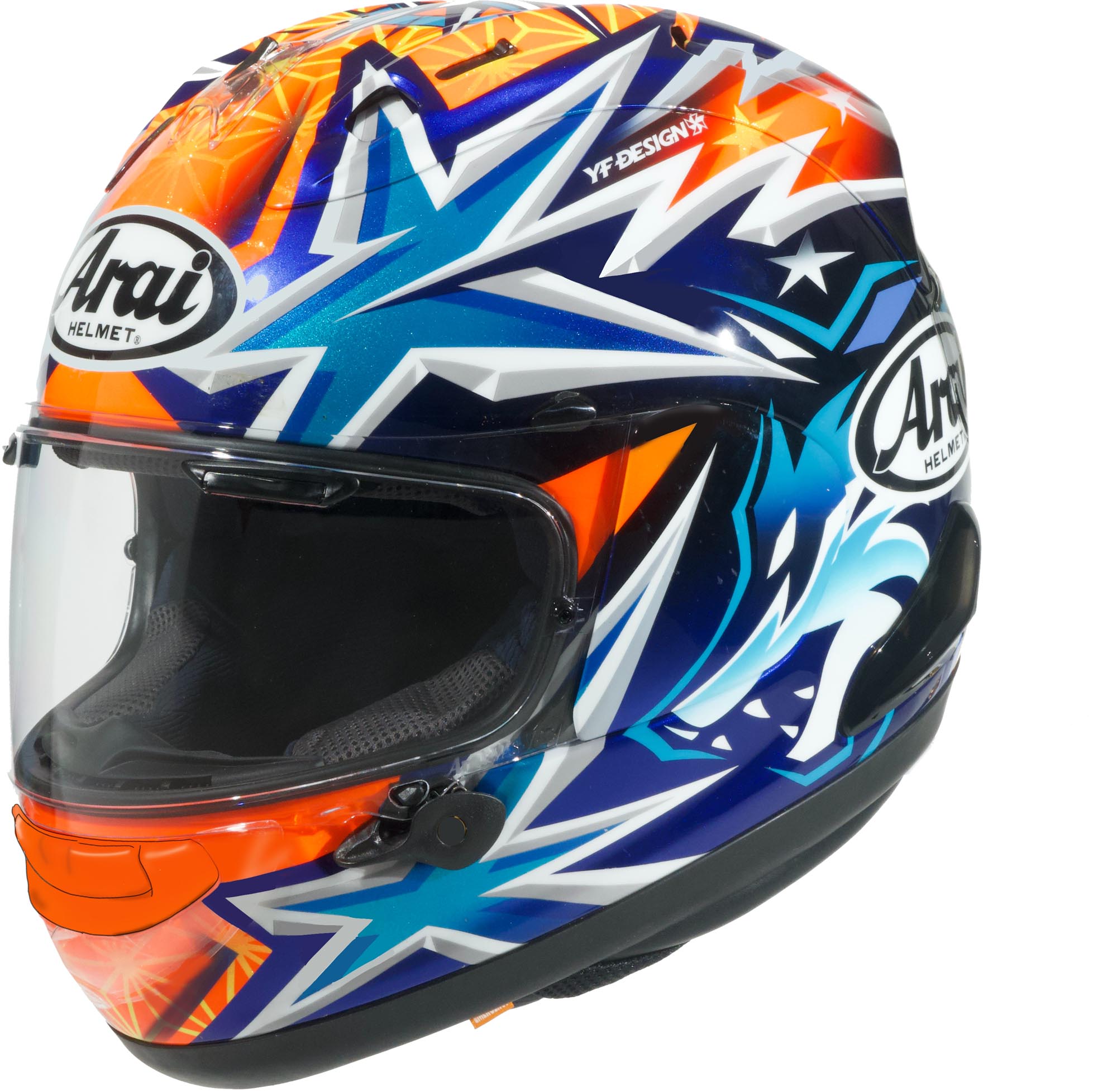 Arai RX-7V Evo Okamoto Compass Hjelm S (55/56) Figur 1