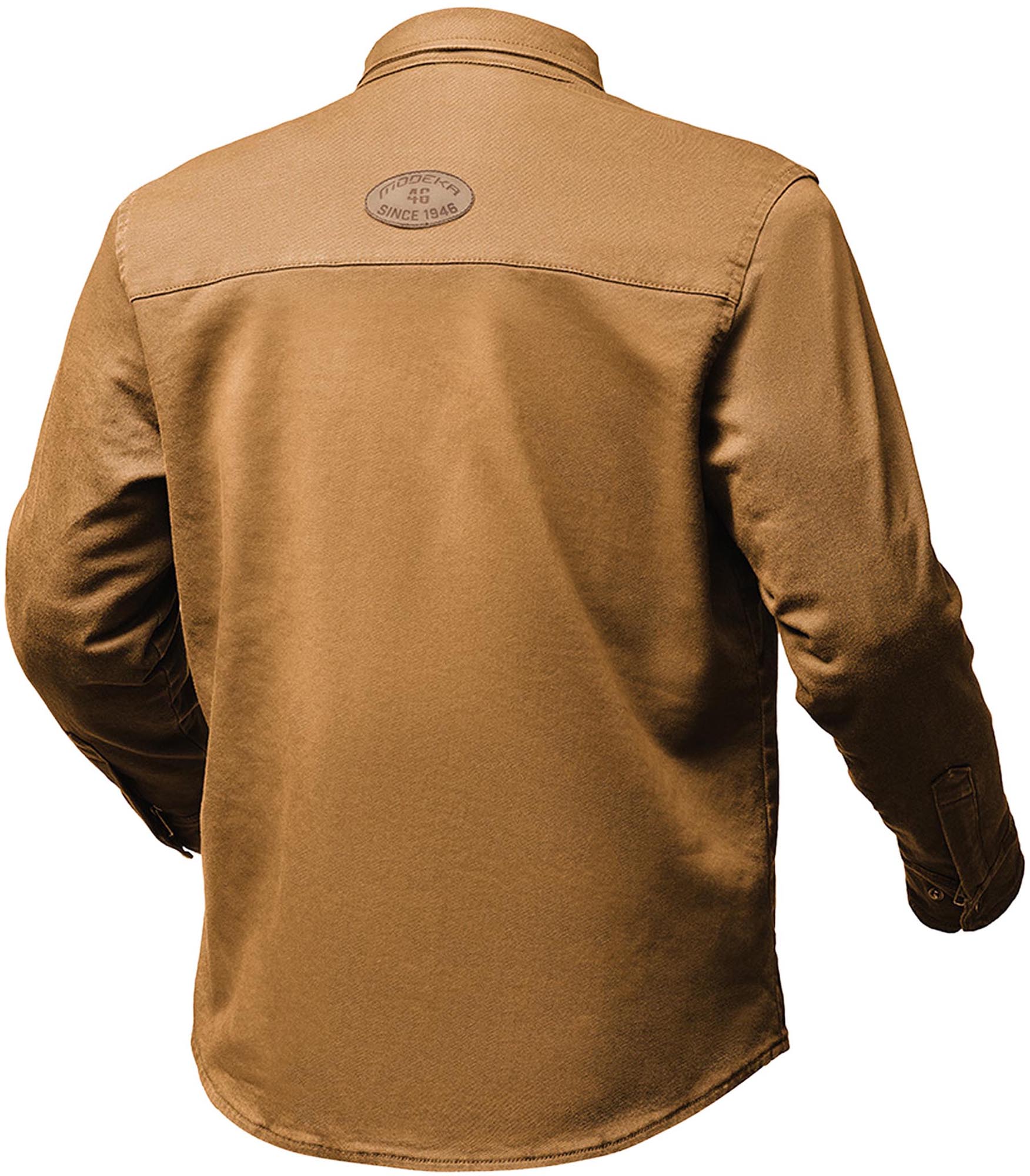 Modeka Oliwer Motorradhemd beige M Abbildung 2