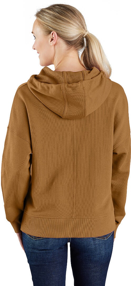Carhartt Loose Fit Fall Graphic レディースパーカー 茶色 XL 図2