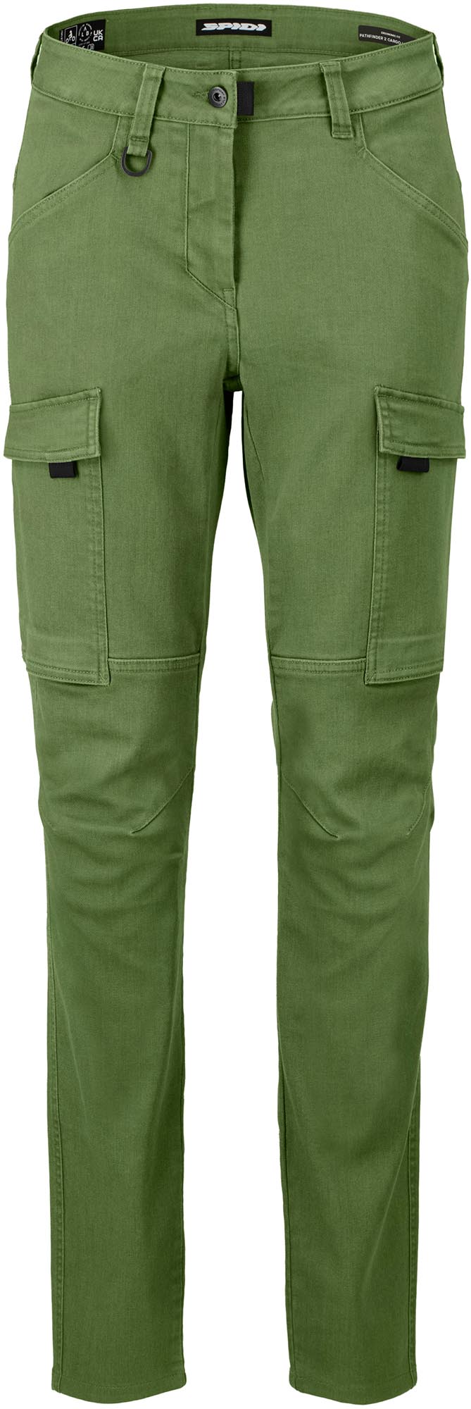 Spidi Pathfinder 2 Cargo Tech Pantalon textile moto pour dames Vert 32 Figure 1