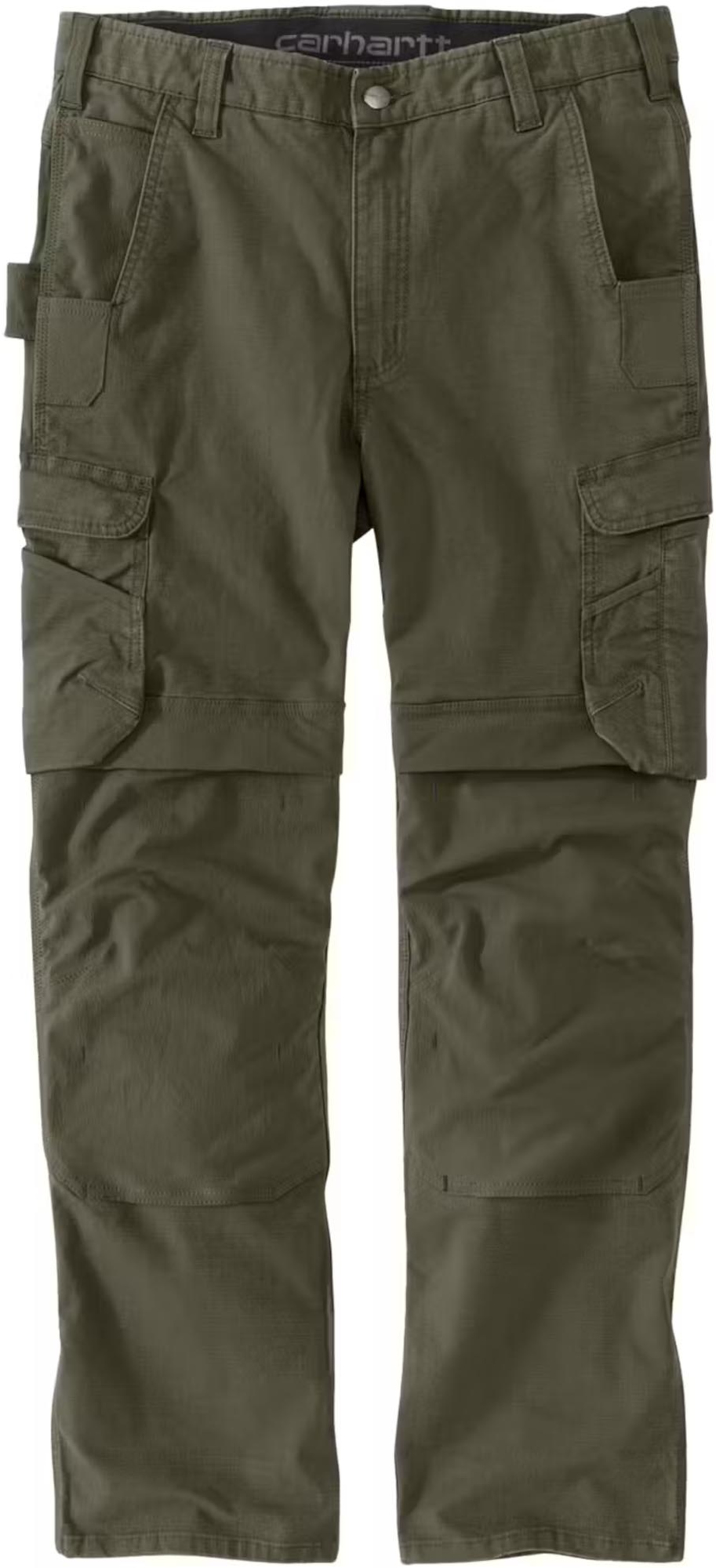 Carhartt Relaxed Fit Straight Steel Rugged Flex Ripstop Double-Front Cargo Pants olive 38 (30) Figure 1