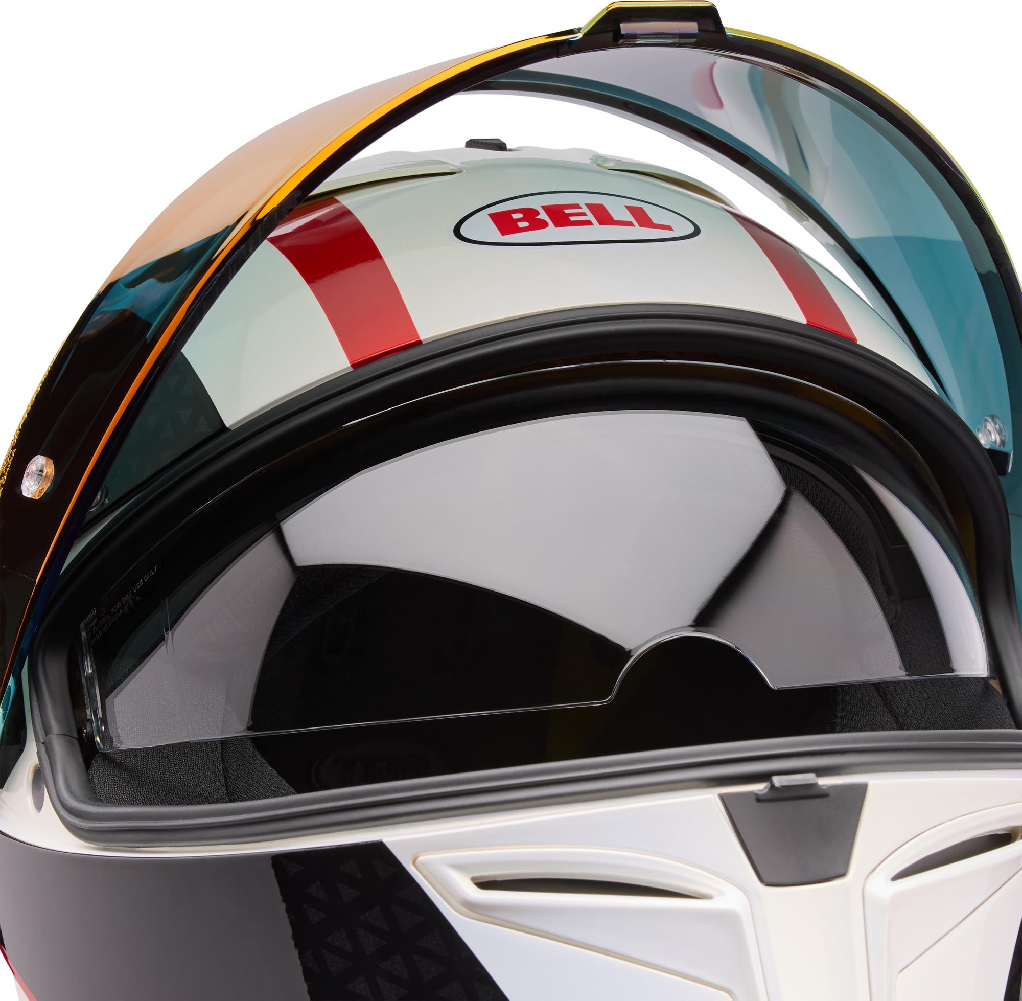 Bell Lithium MIPS Plus Blip Graphic Casque Blanc/Noir M (57/58) Figure 8